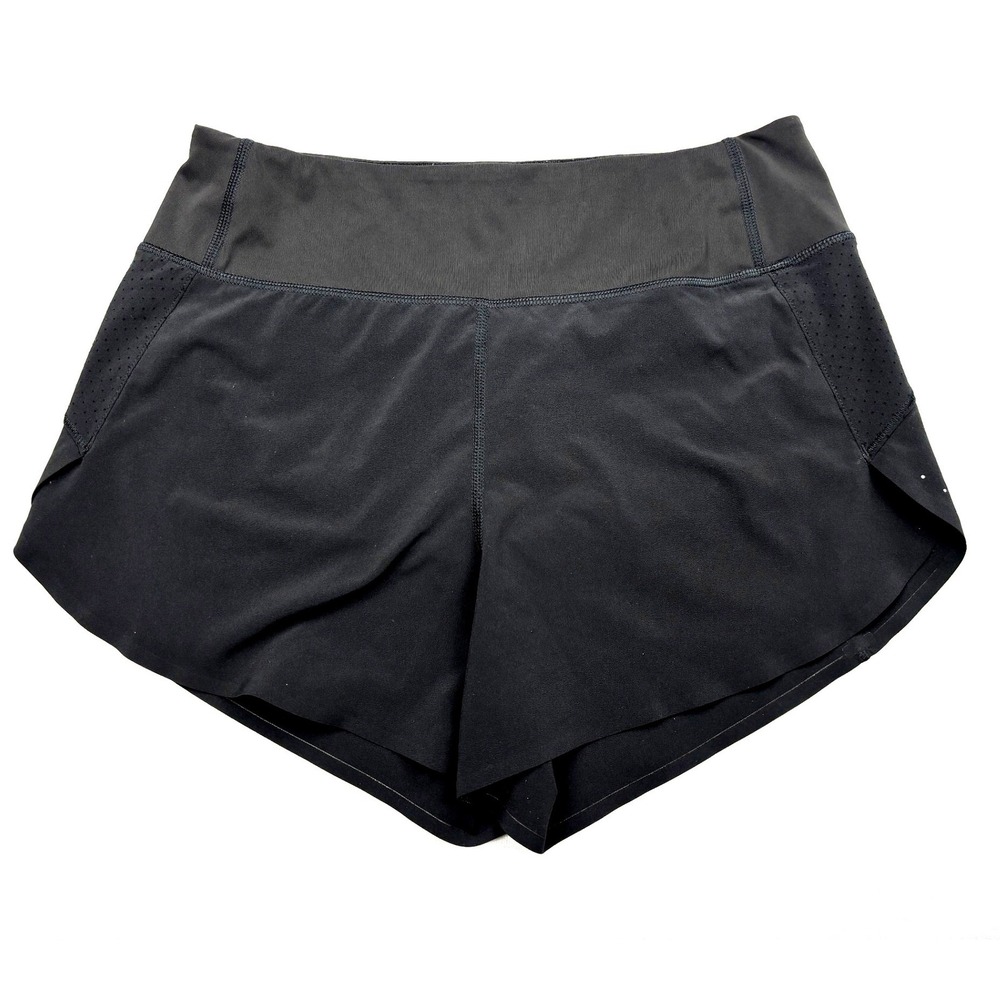 Athleta Run With It 3.5 Short Black Athletic Running Workout Shorts Womens XS